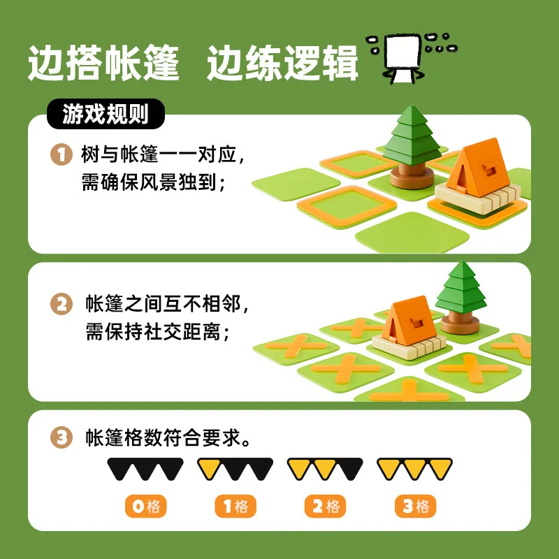 计客露营益智儿童玩具逻辑推理数学套装（细节图 2）