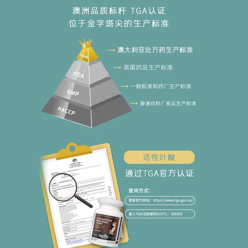 澳乐维他第四代活性叶酸片60粒瓶装（细节图 2）