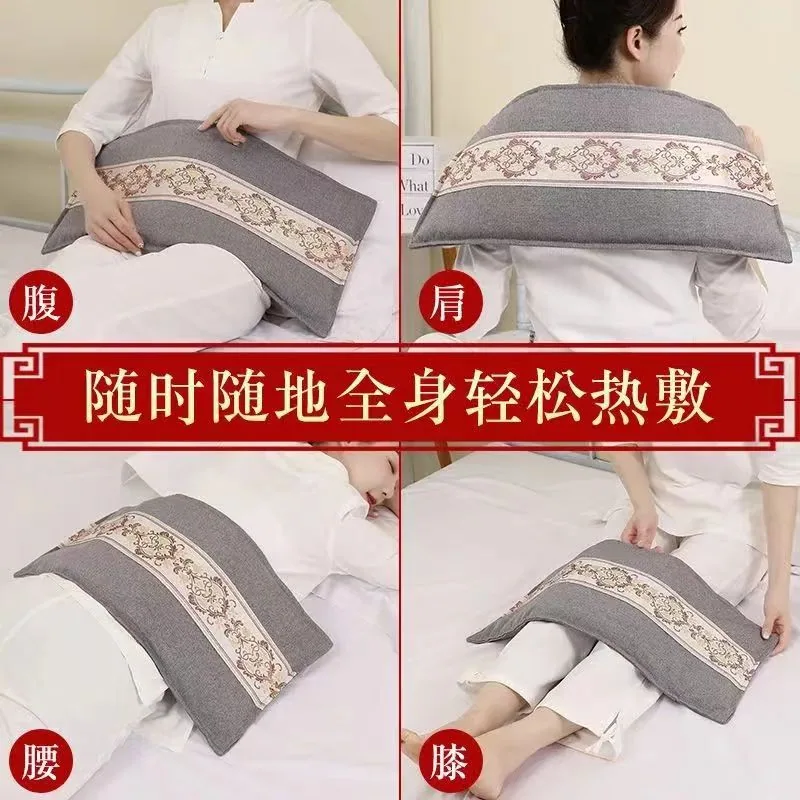 俞兆林粗盐热敷包电加热盐袋短款长款（细节图 1）