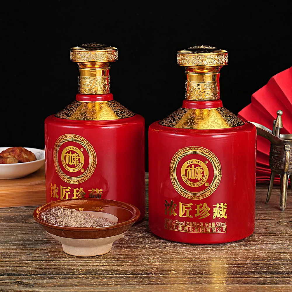 白水杜康封藏浓匠浓香型白酒500ml两瓶礼盒（细节图 2）