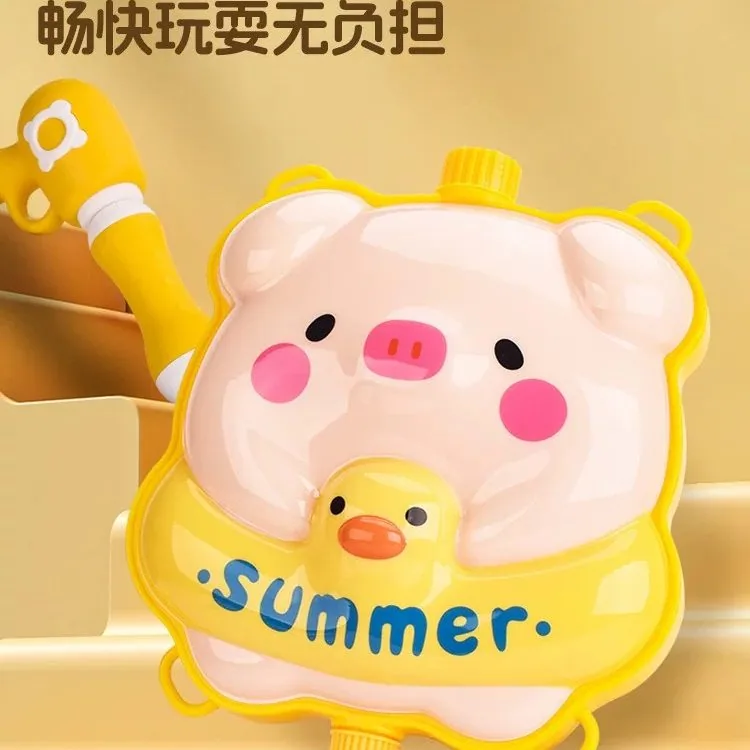 儿童抽拉式大容量背包水枪