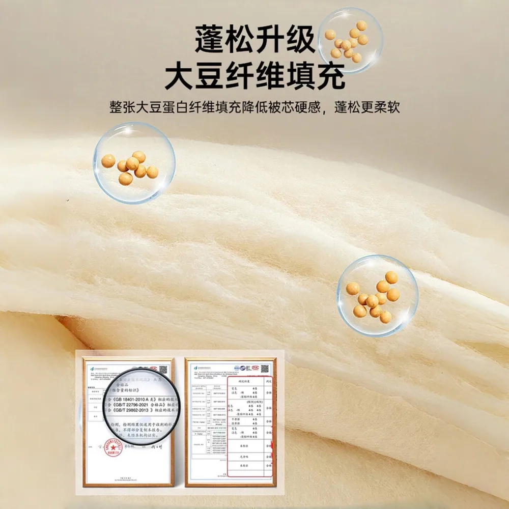大豆纤维被子150×215cm单人薄被（细节图 1）