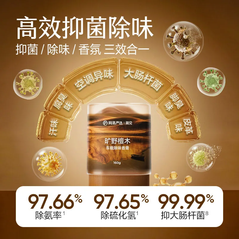 网易严选车载固体香膏云雾杯造型主图（细节图 1）