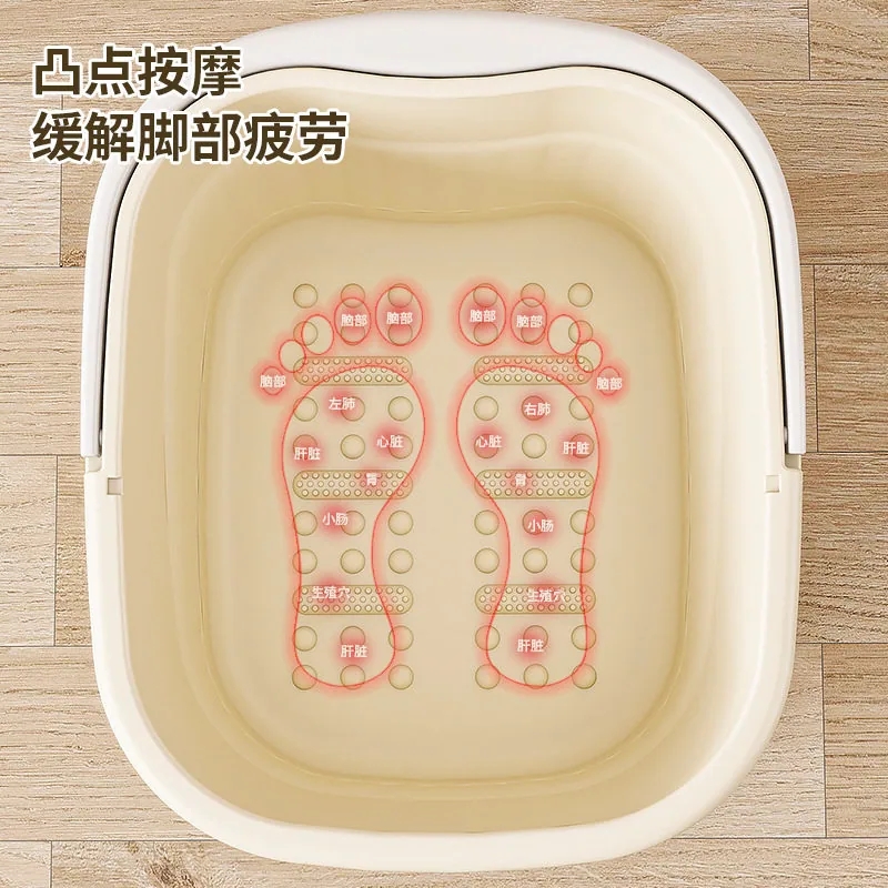 小薇优选精品加厚加高便携足浴桶45cm（细节图 2）