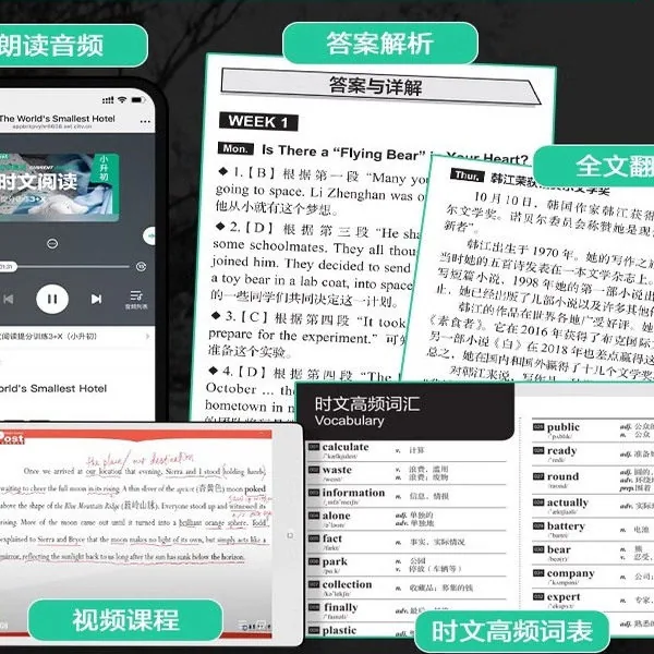 2026初中英语时文阅读提分训练3+X