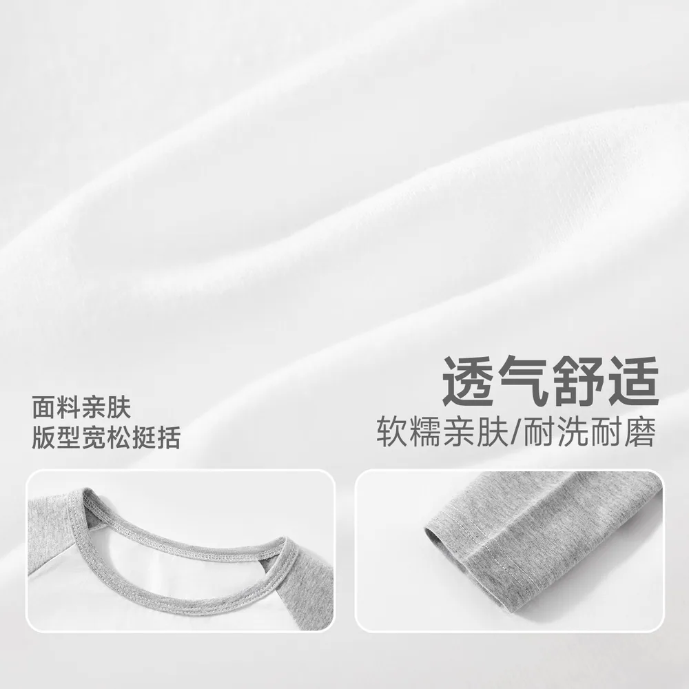 小班郎宝宝长袖T恤秋冬纯棉三件装（细节图 2）
