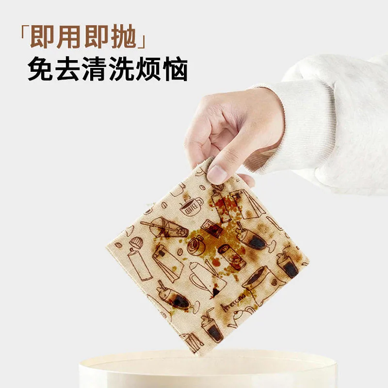 东方城工厂加厚10A抗菌手撕周抛抹布一卷装（细节图 1）