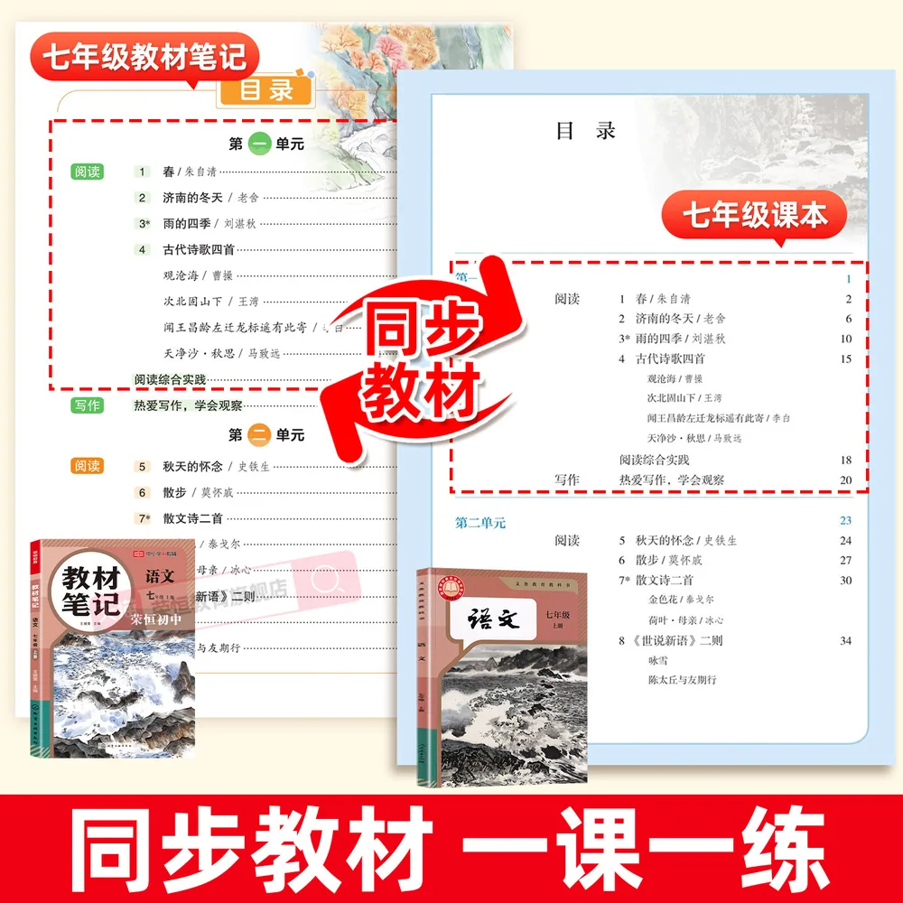 2026秋初中教材伴学笔记
