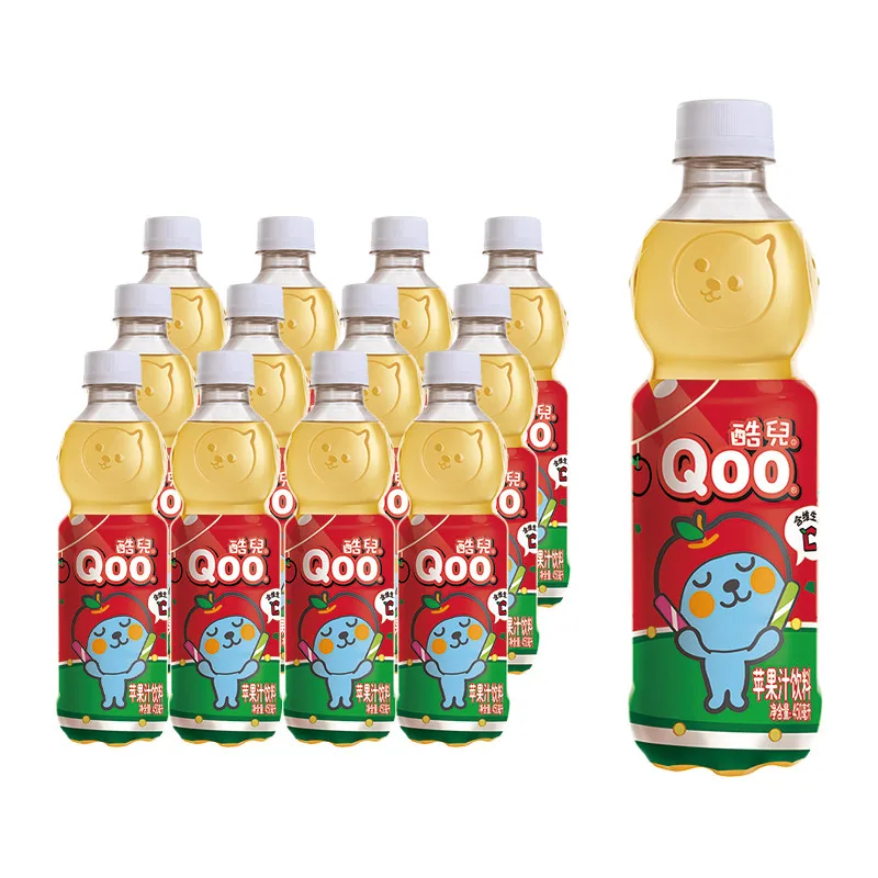 美汁源酷儿Qoo苹果汁450ml*12瓶