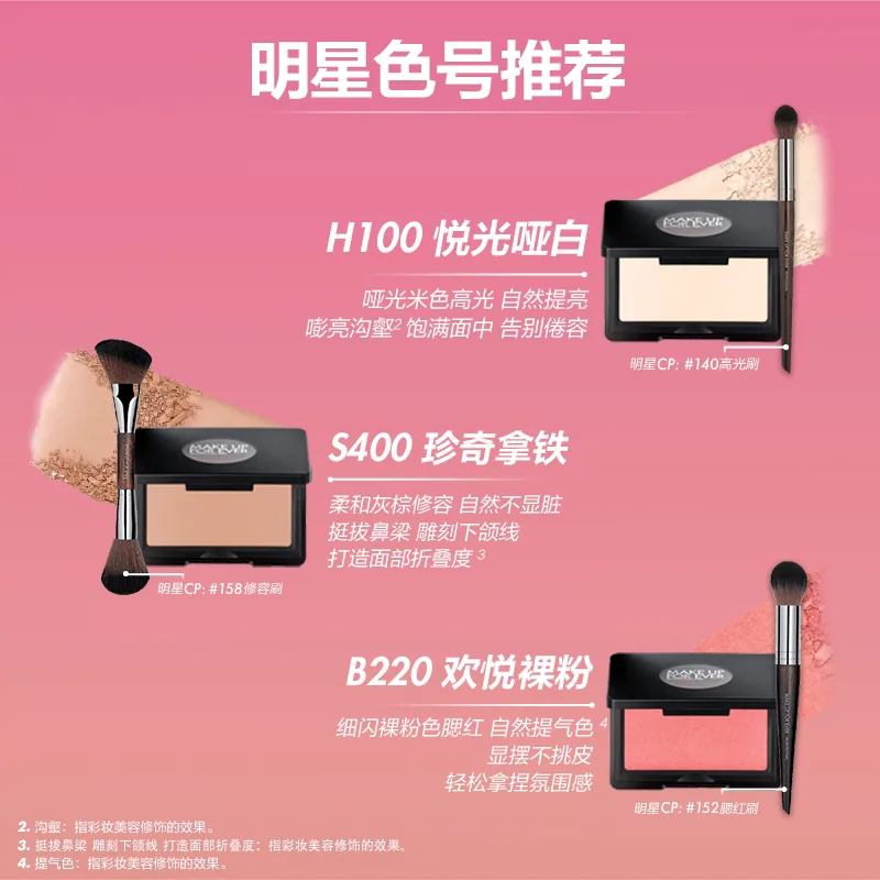 玫珂菲明星挚爱立体修容腮红1件装（细节图 1）