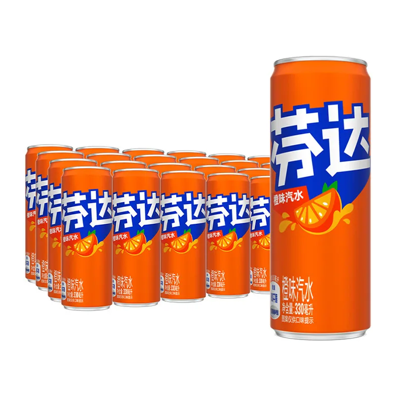 可口可乐芬达橙味汽水330ml