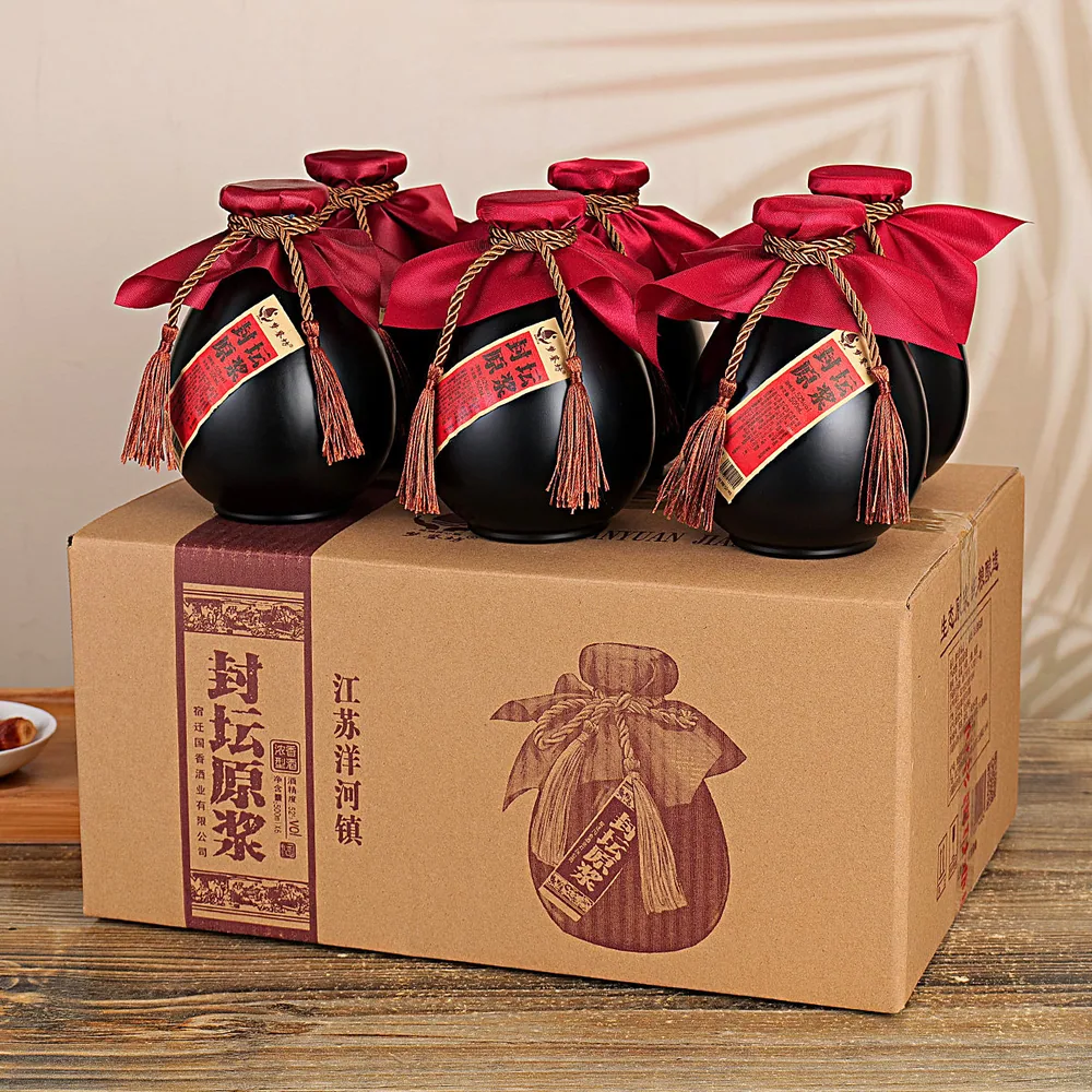 梦鉴坊封坛原浆酒52度500ml×6瓶