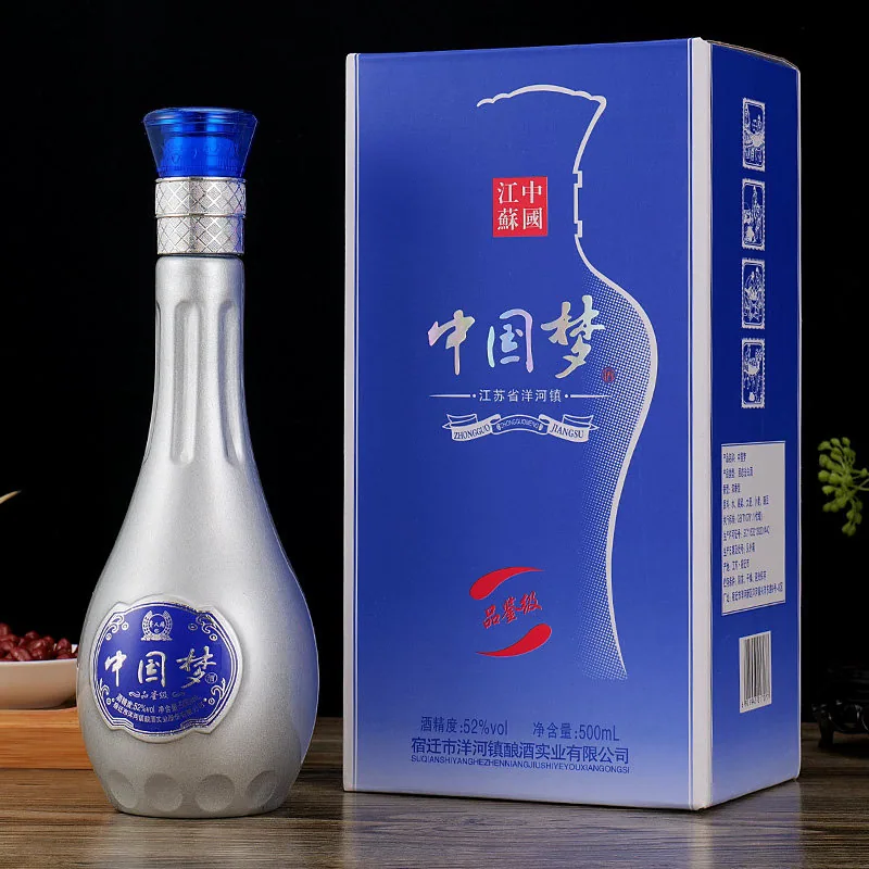 赋龙吟中国梦浓香型纯粮食酒500ml*6瓶