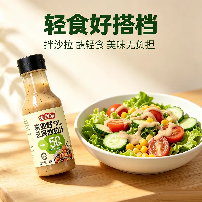 每果镇奇亚籽沙拉汁180g两瓶装（细节图 1）