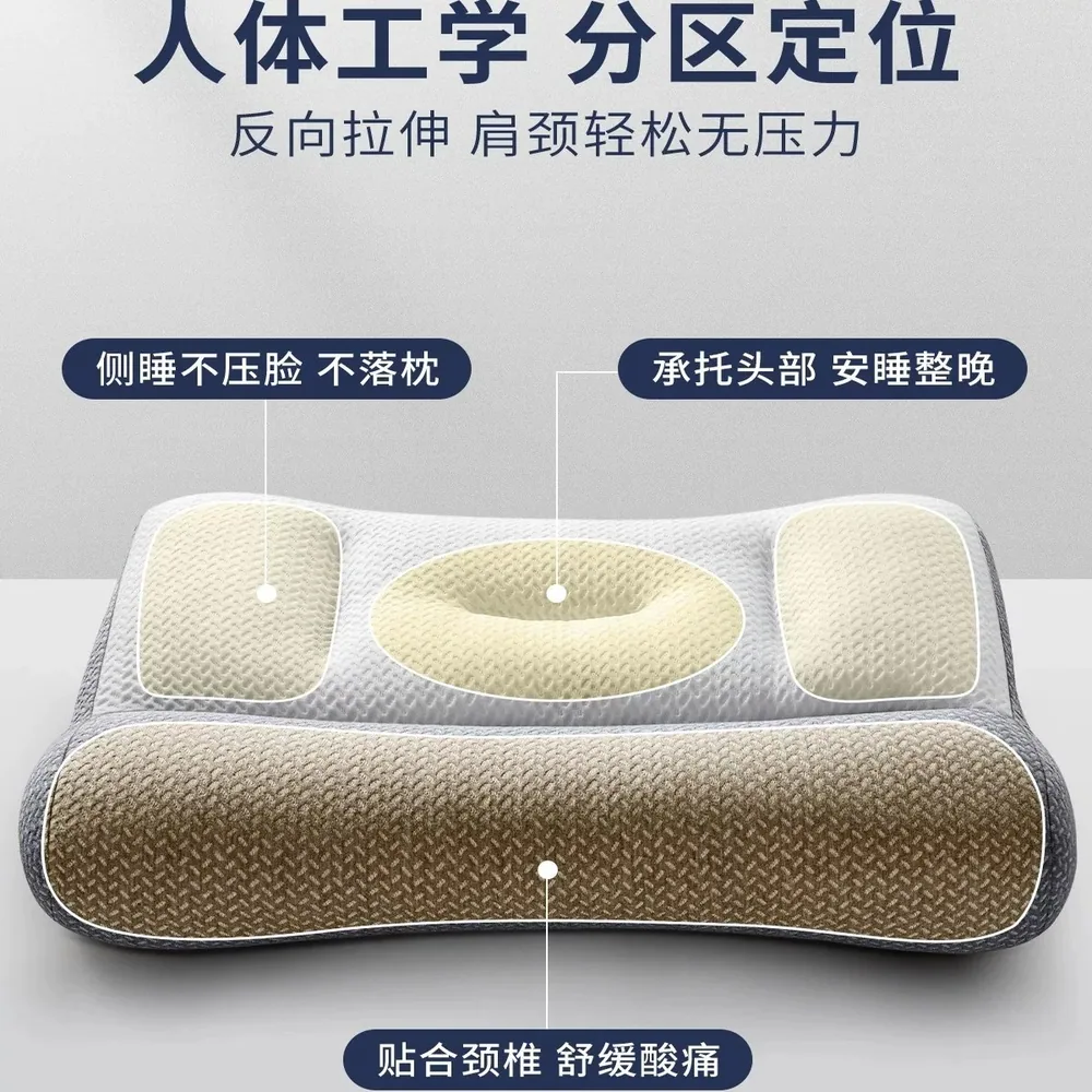 FUANINAIART颈椎枕头60×35×10cm记忆棉枕芯（细节图 2）