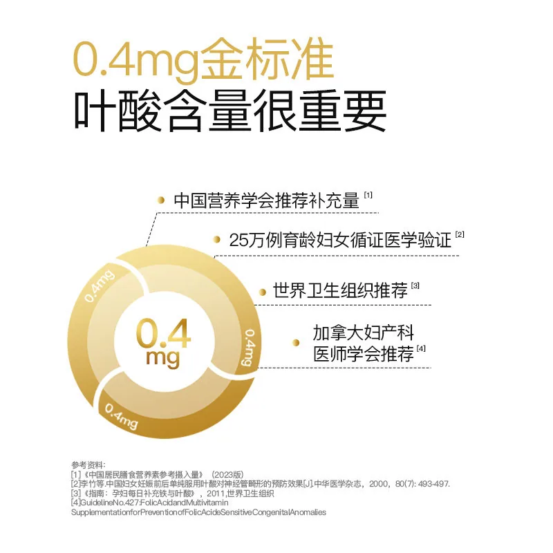 斯利安金斯利安活性叶酸片21种营养（细节图 1）