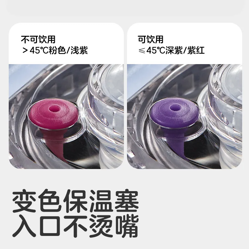 KUB可优比儿童保温杯316直饮吸管杯（细节图 1）