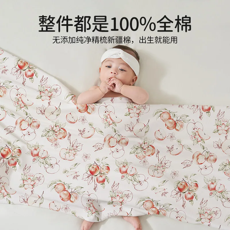 欧孕新生儿纯棉A类包被