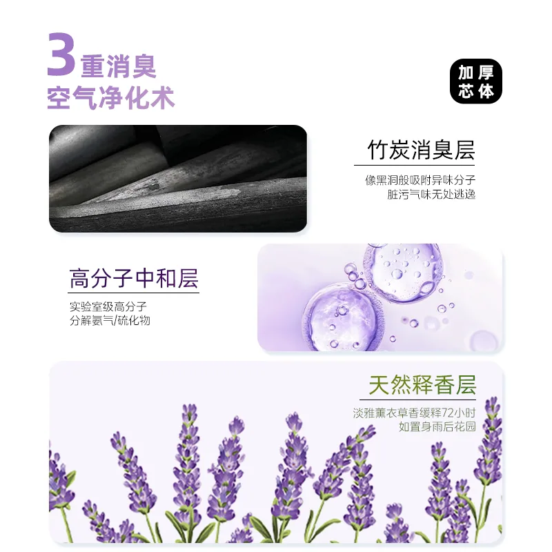 乐事宠竹炭薰衣草尿垫加厚大尺寸（细节图 1）