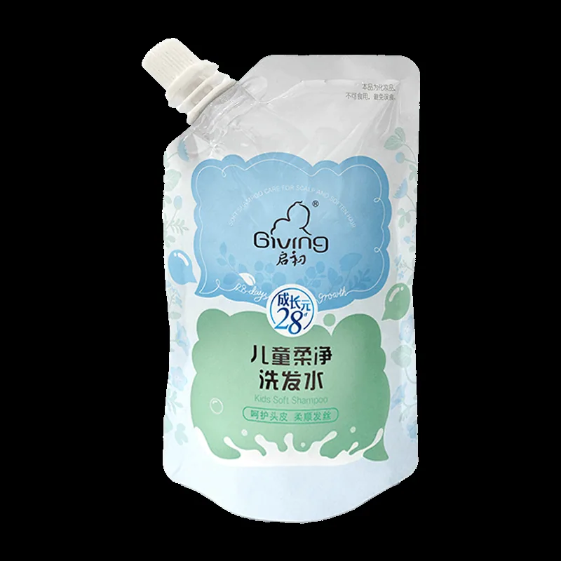 启初儿童柔净洗发水袋装产品图（细节图 1）
