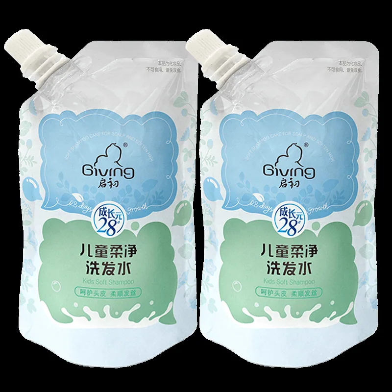 启初儿童柔净洗发水袋装产品图（细节图 2）