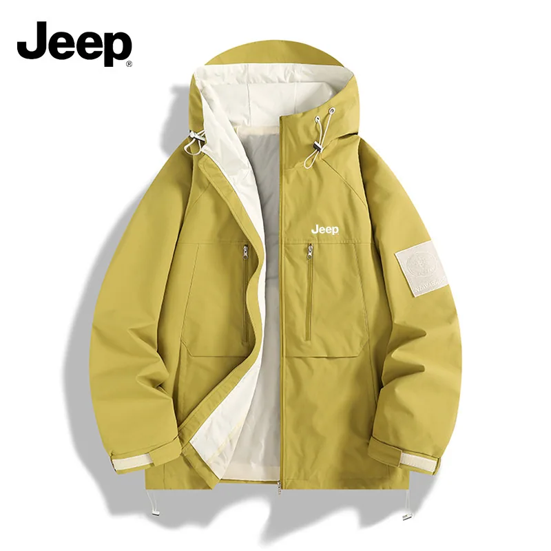 JEEP芝锋防风冲锋衣宽松版型（细节图 1）