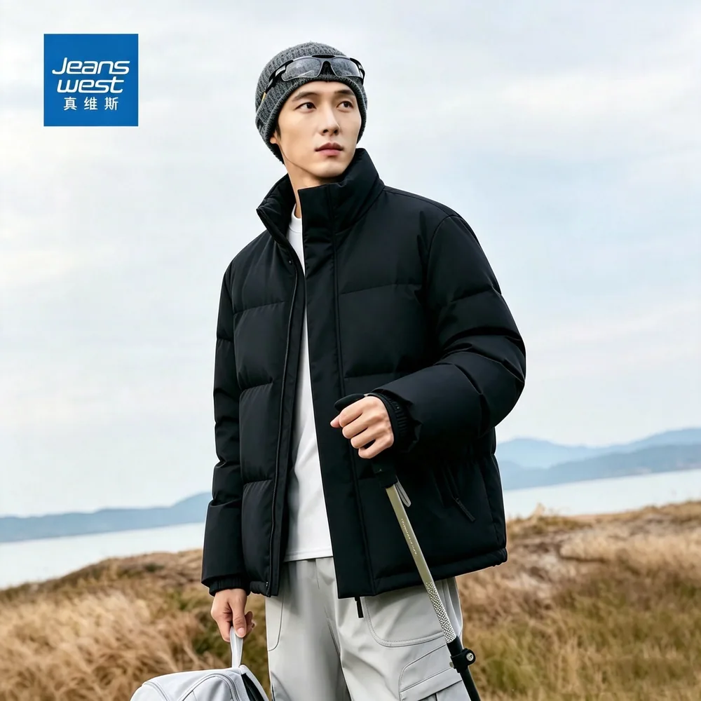 真维斯情侣加厚棉服男女同款（细节图 1）