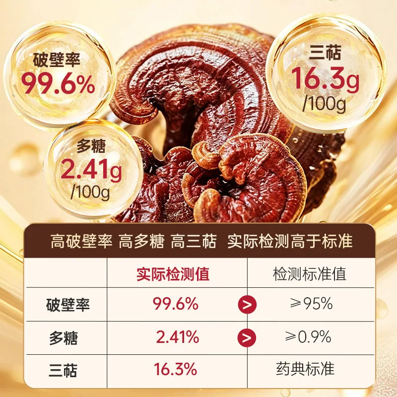 雷允上养悦心破壁灵芝孢子粉6g