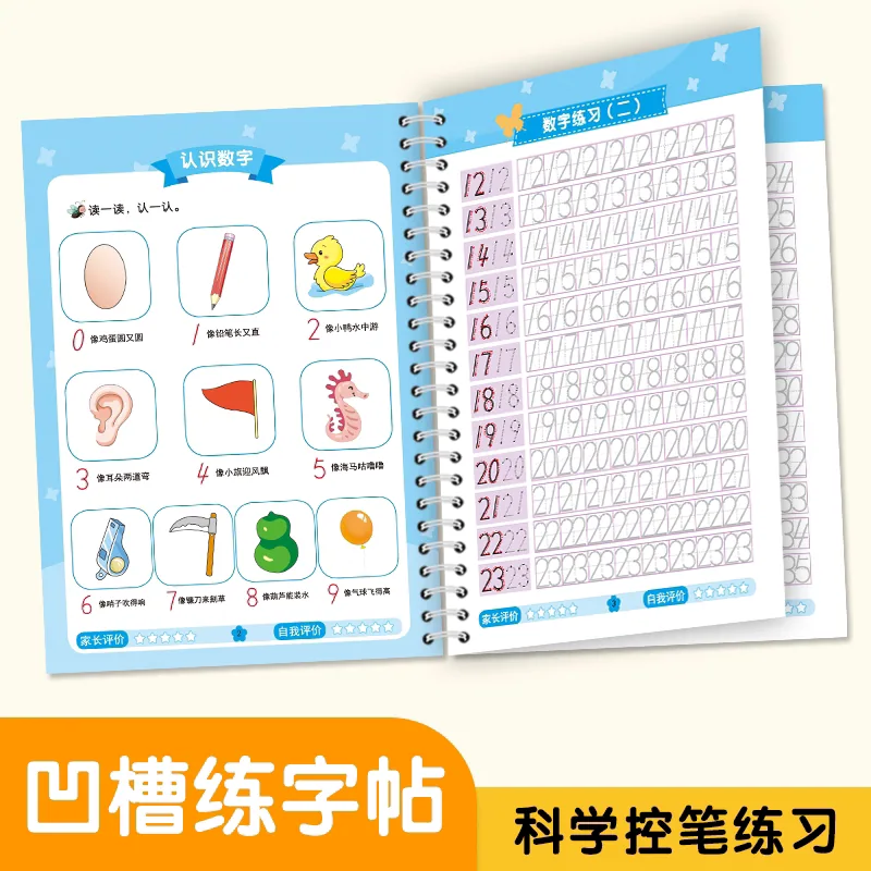 楚文举图书儿童凹槽练字帖