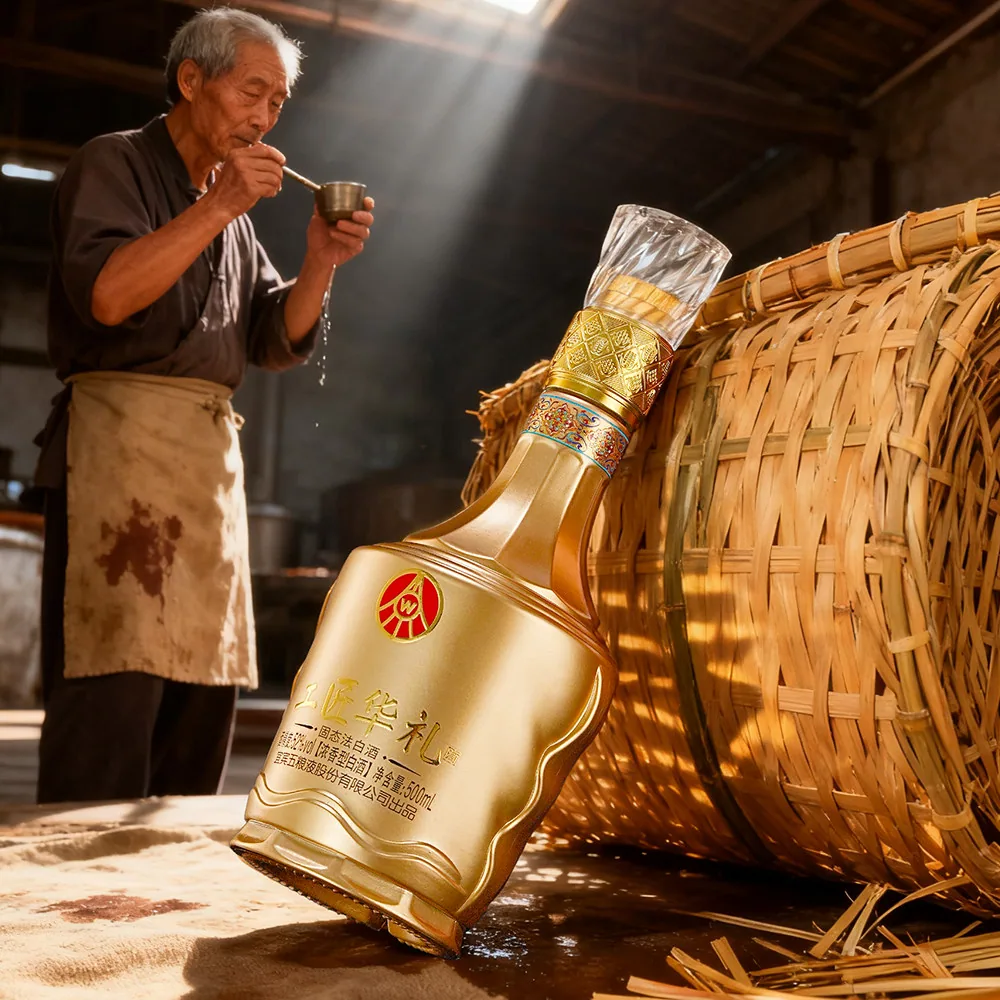 五粮液工匠华礼浓香白酒两瓶装（细节图 1）