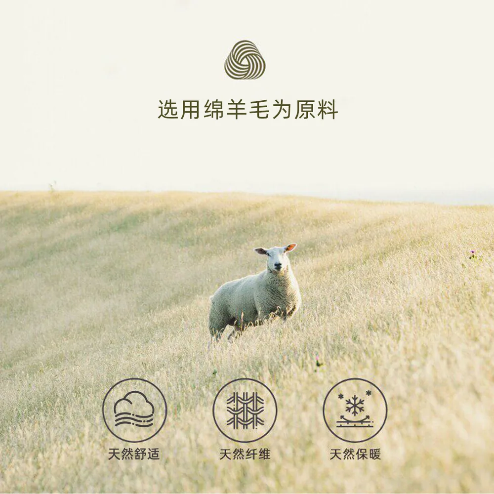 VESCORTT世高男款V领羊毛衫厚实保暖（细节图 2）