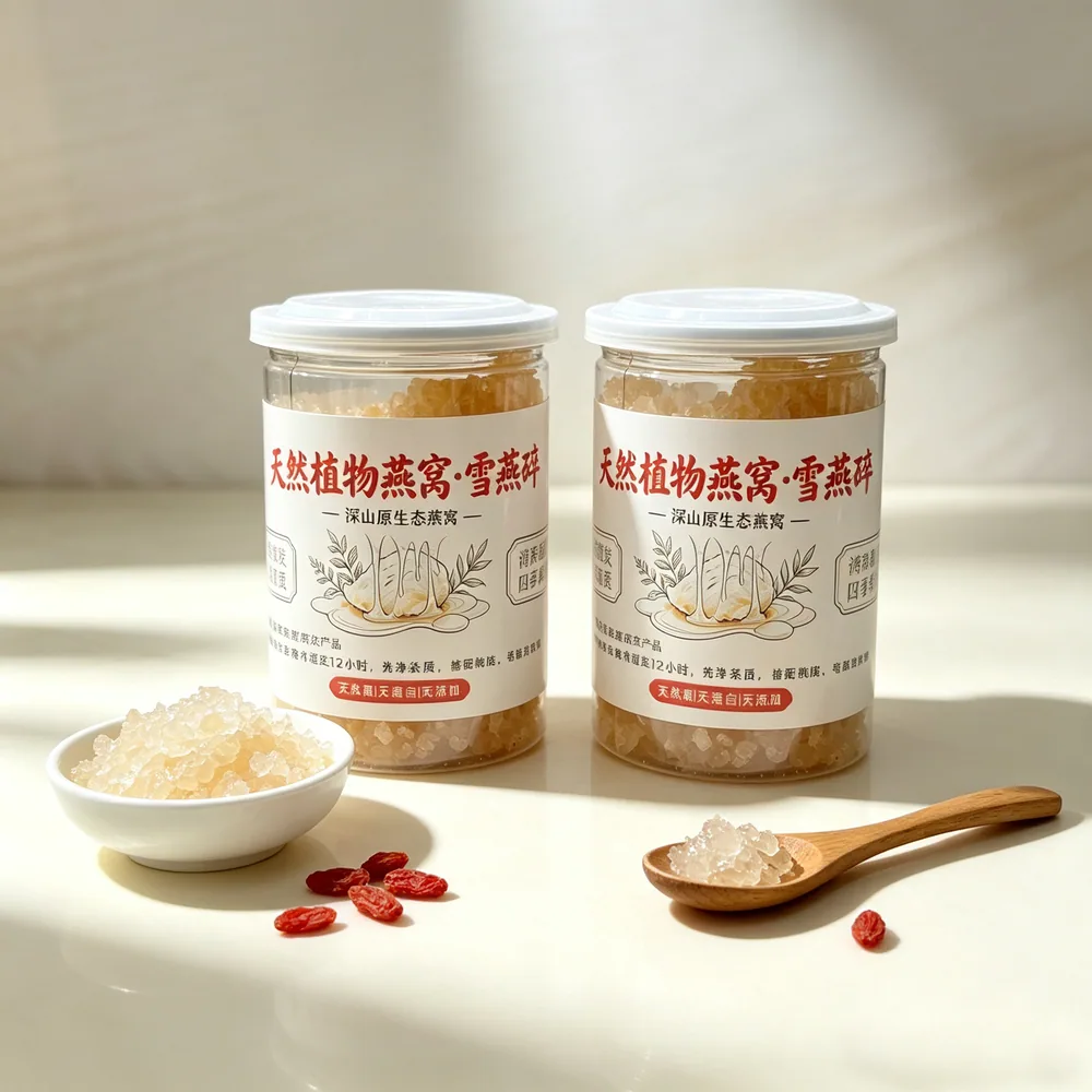 天然植物燕窝雪燕碎罐装500g两罐装（细节图 2）
