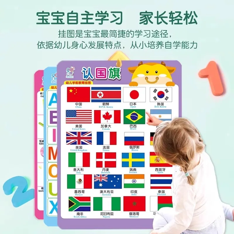 海润阳光幼儿学前早教挂图全科套装（细节图 2）