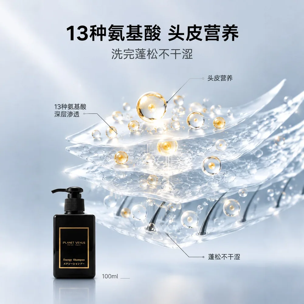 朴未医护级沙龙多肽洗发水100ml瓶装（细节图 1）