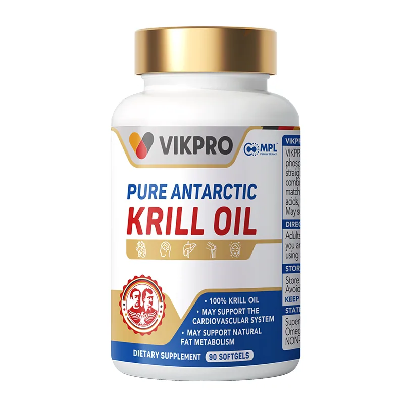 德国VIKpro南极磷虾油90粒