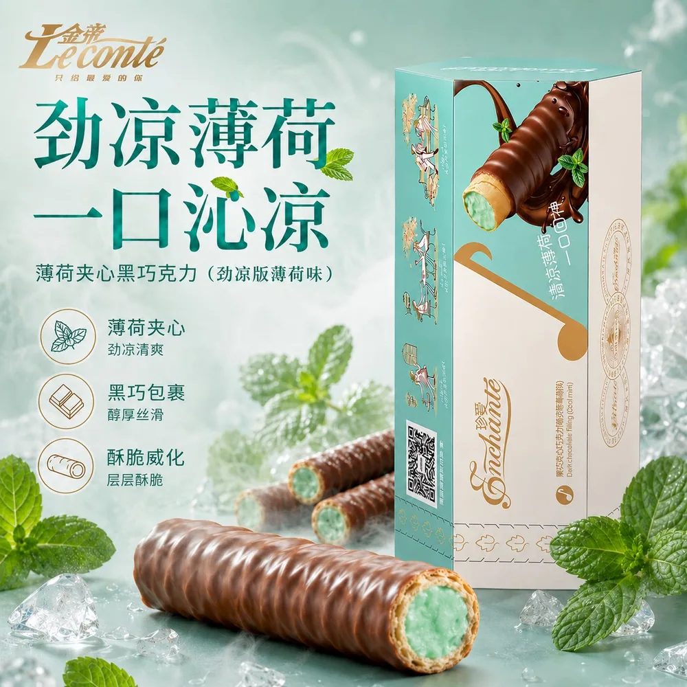 金帝巧克力夹心棒2盒装独立小根（细节图 1）