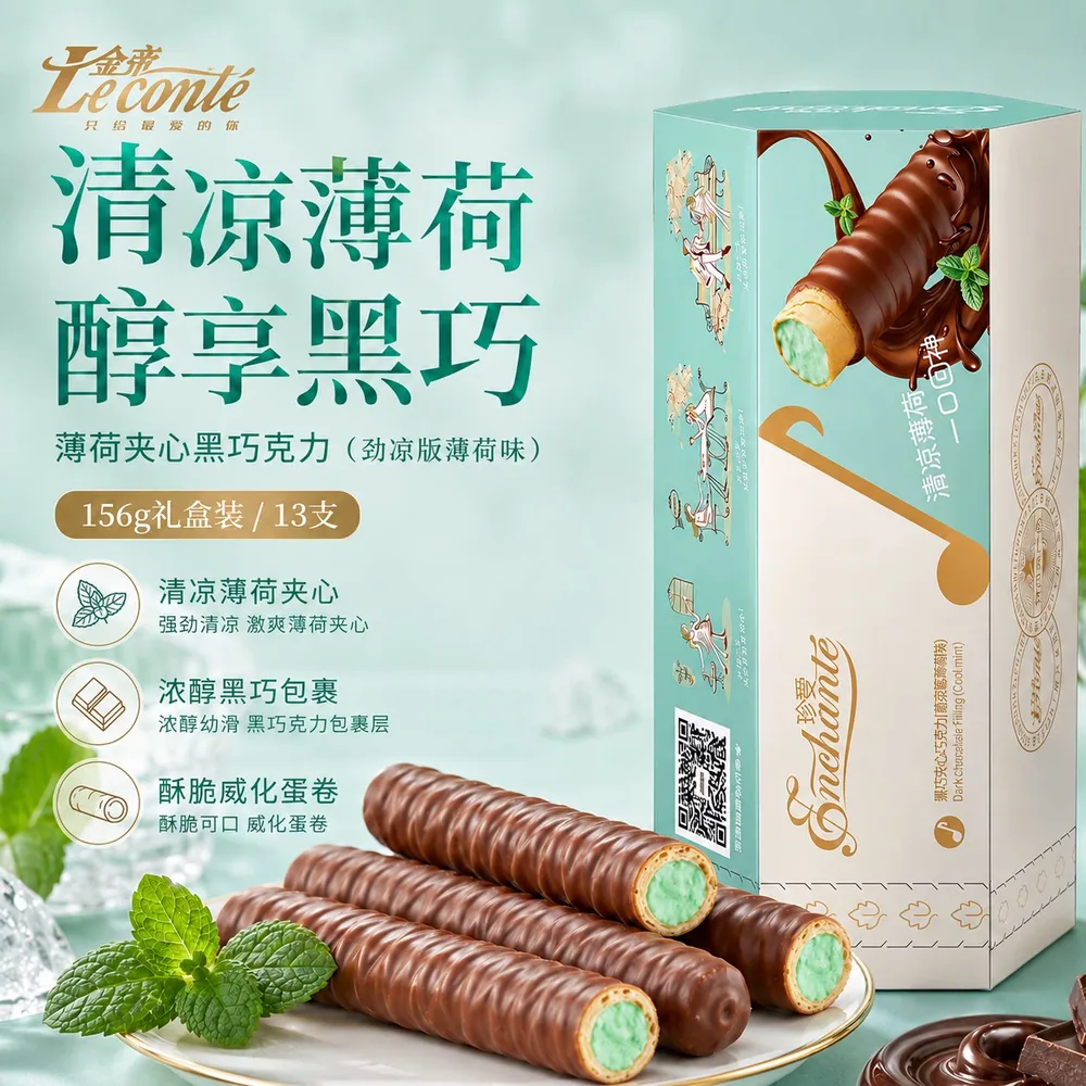 金帝巧克力夹心棒2盒装独立小根（细节图 2）