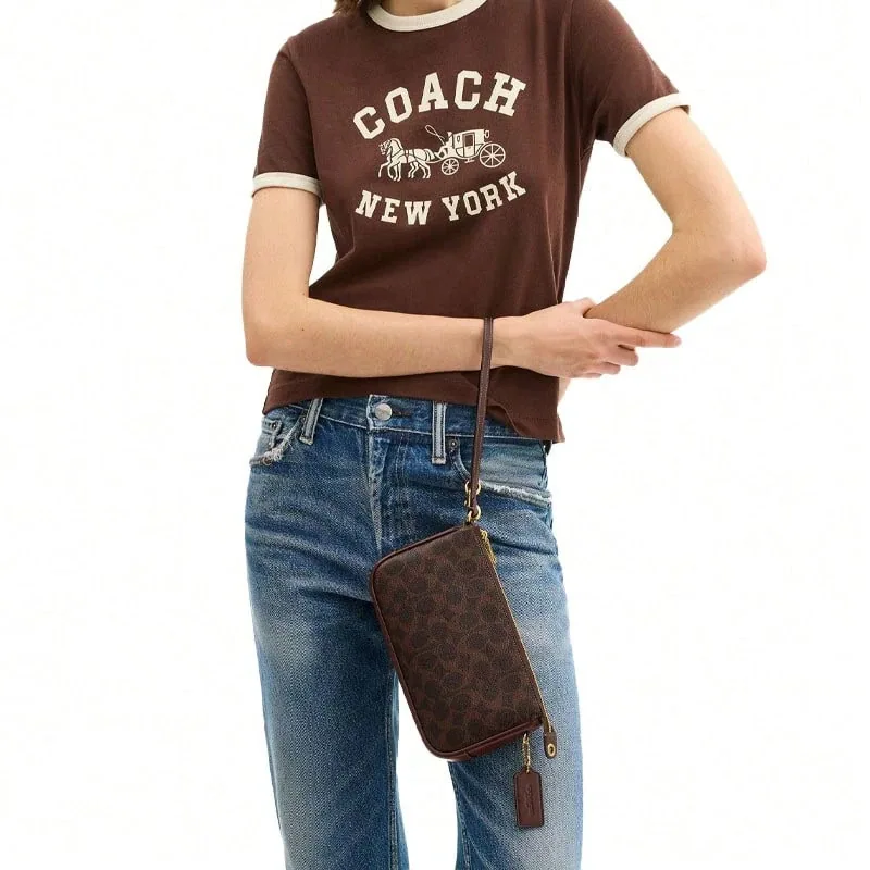 COACH蔻驰PLAZA经典印花女士单肩手提包主图（细节图 2）