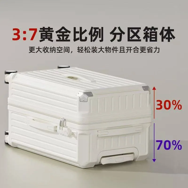 静待花开阁大容量30寸多功能行李箱主图（细节图 2）