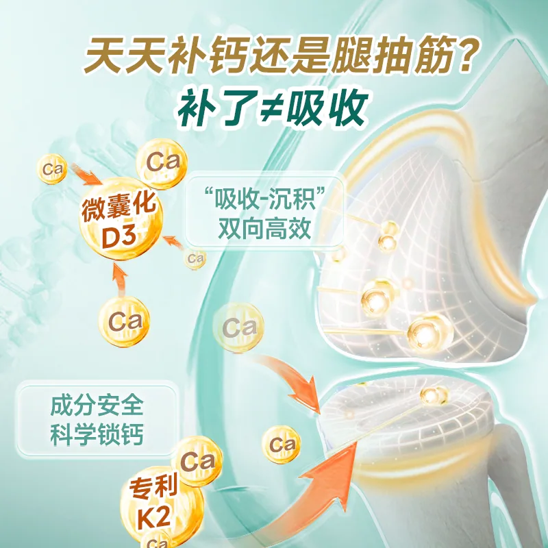 迪巧成人咀嚼钙片维生素D+K瓶装（细节图 1）
