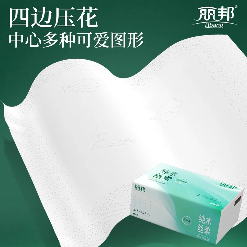 丽邦抽纸整箱装原生木浆（细节图 1）