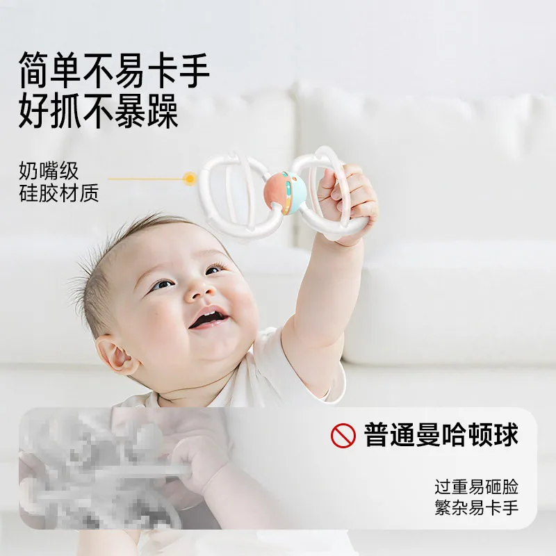佳尔优优婴儿手抓球硅胶牙咬胶玩具（细节图 1）