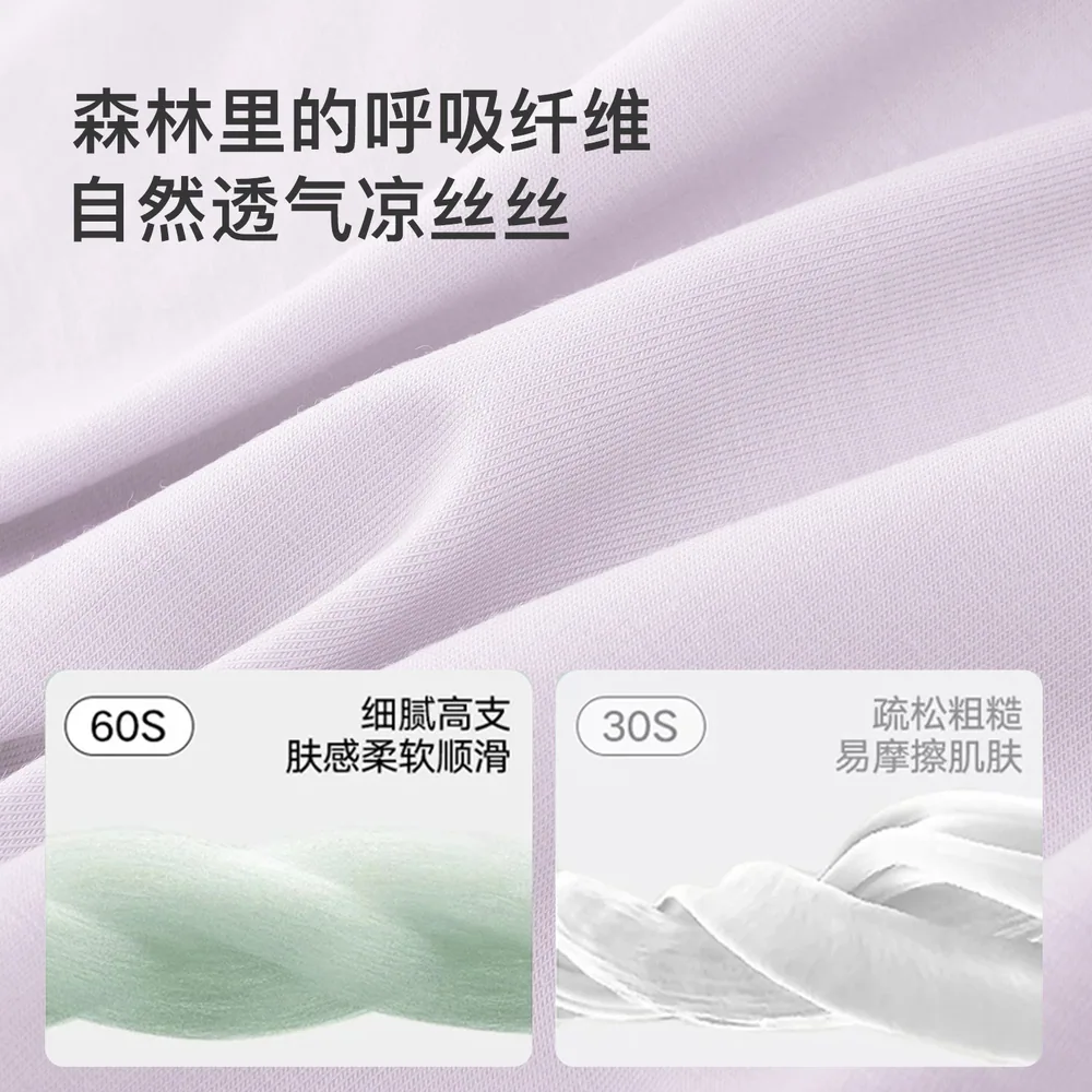 林卡女士内裤三角裤莱赛尔大码高腰主图（细节图 1）