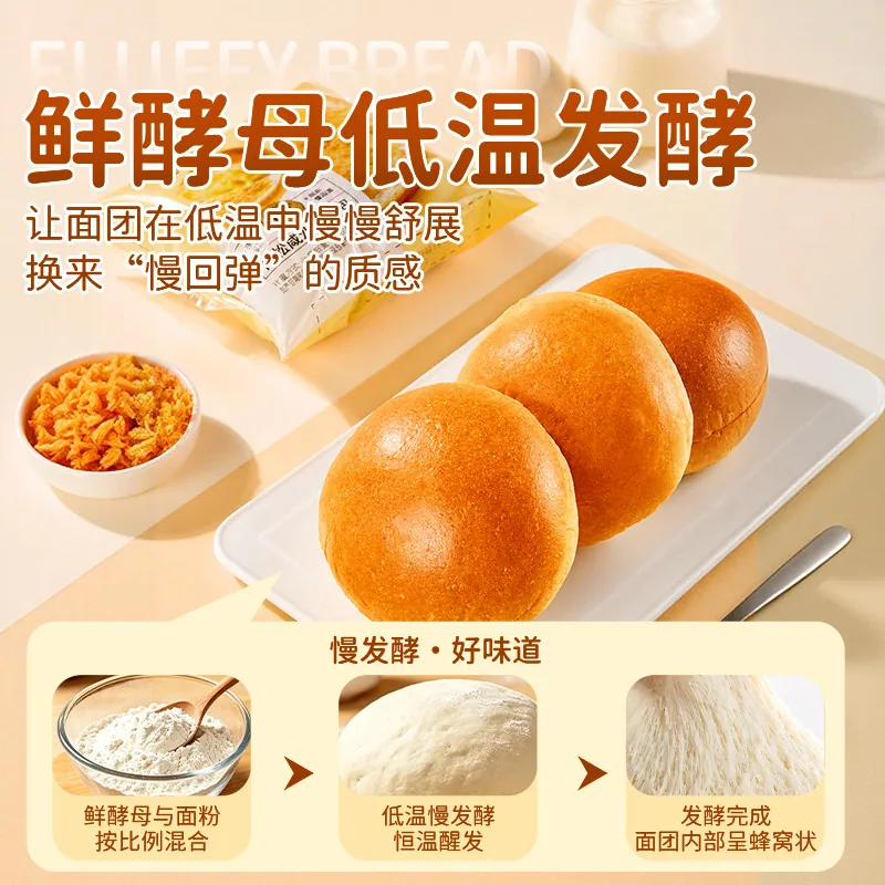 Calleton卡尔顿肉松咸沙拉面包420g整箱（细节图 2）