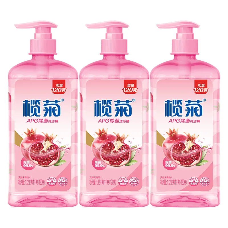 榄菊植物洗洁精1.12kg×3瓶