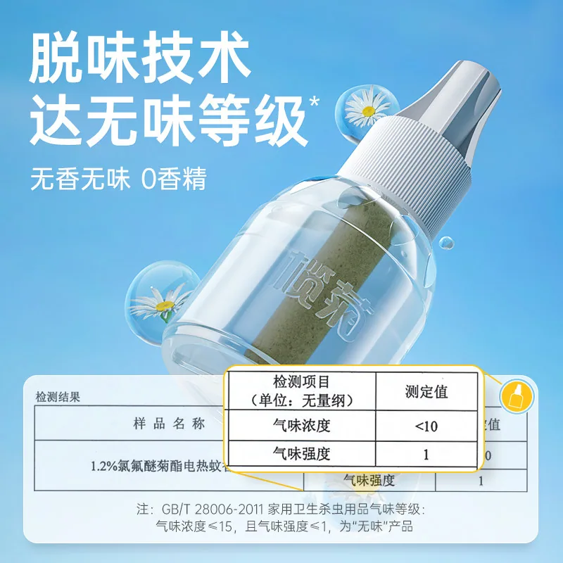 榄菊无香电热蚊香液组合装6液2器（细节图 1）