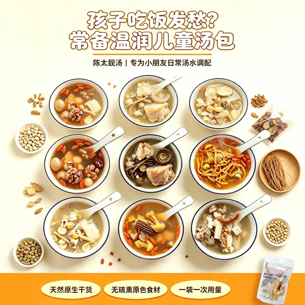 陈太靓汤儿童煲汤汤料包一袋装（细节图 2）