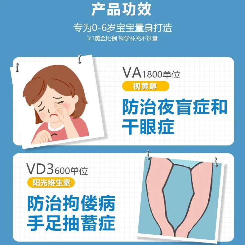 星鲨维生素AD滴剂60粒装（细节图 2）