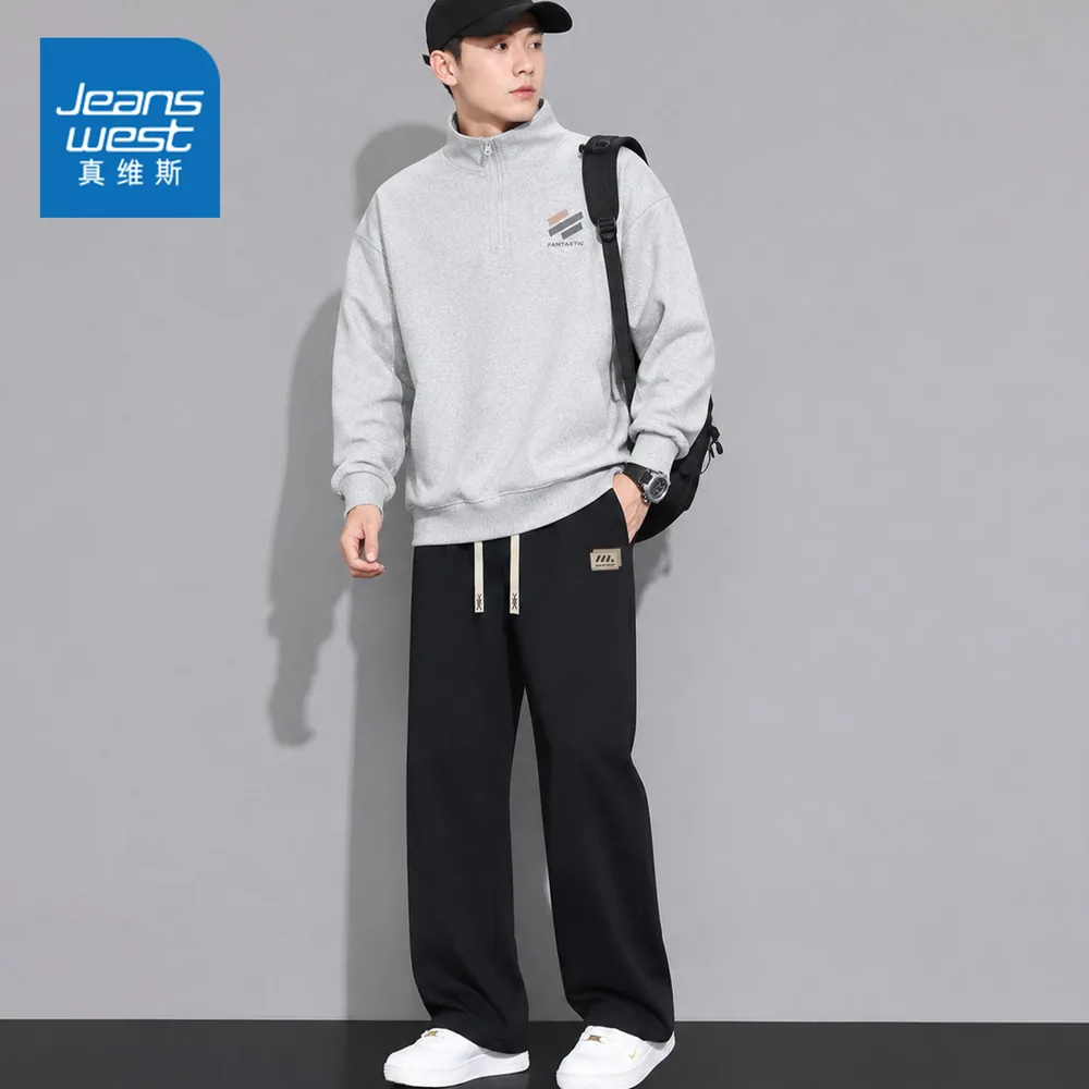 真维斯休闲裤男秋冬1条 厚实棉感（细节图 1）