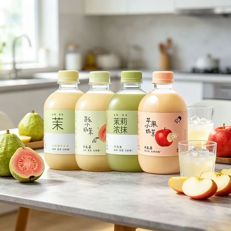 喜茶芭乐小奶茉牛乳茶350ml盒装（细节图 2）